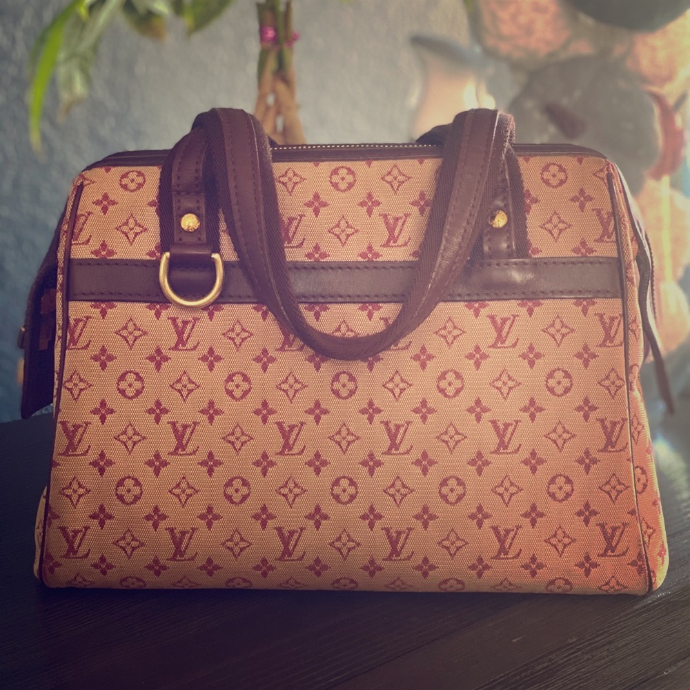 Authentic Louis Vuitton Josephine Cerise Handbag